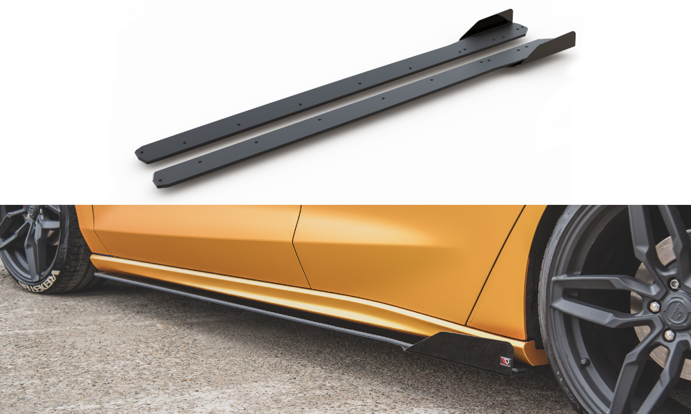 Image of Side Skirts Diffusers+Flaps Ford Focus ST/ST-Line MK4-GB V2