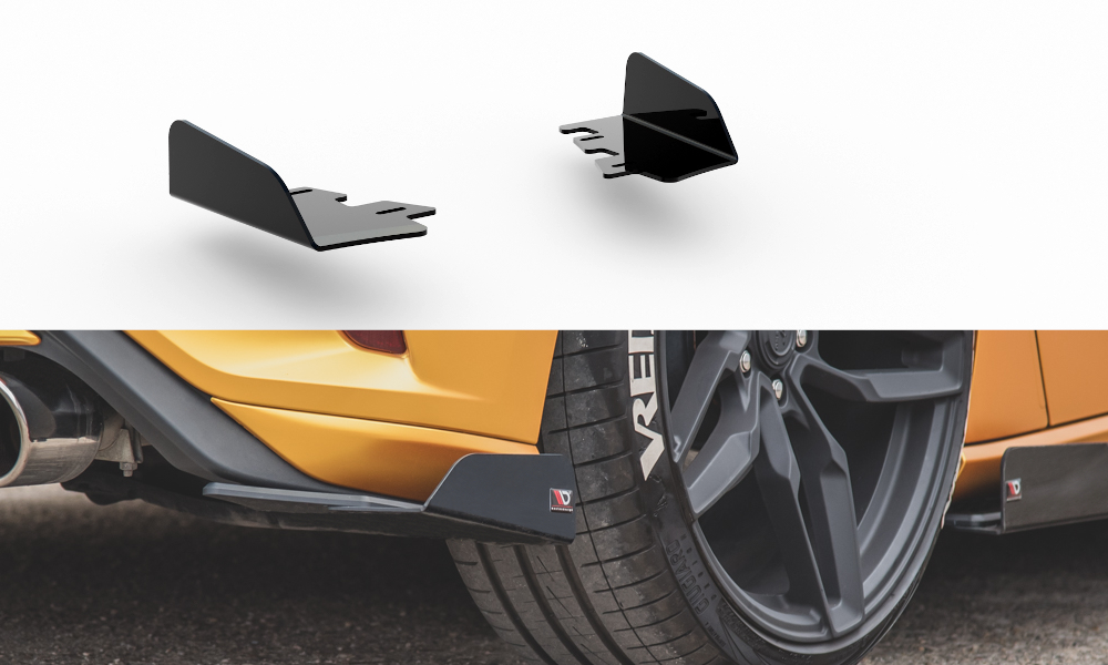 Image of Rear Side Flaps Ford Focus ST MK4 - Gloss Black