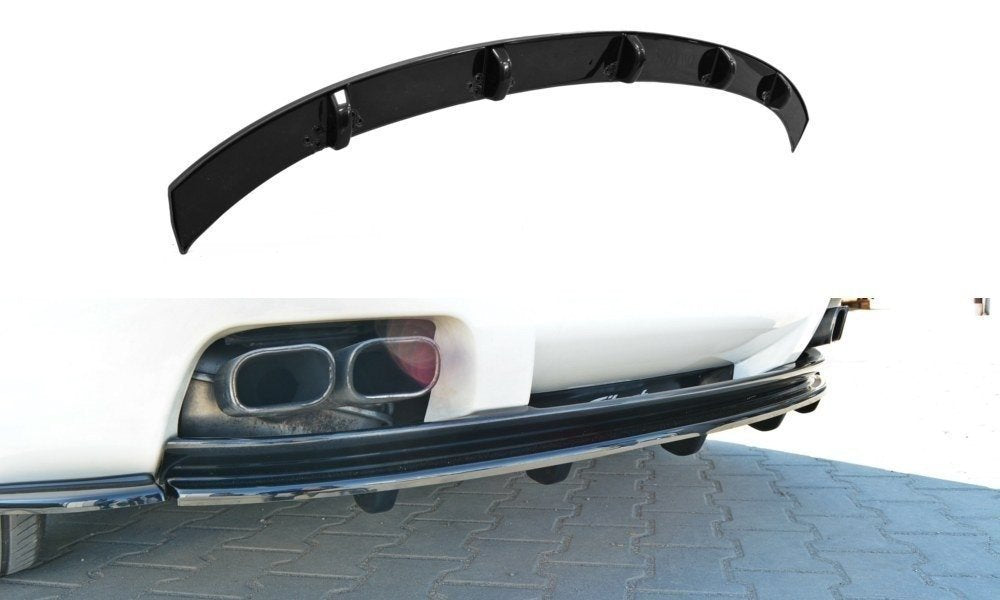 Image of Central Rear Splitter Alfa Romeo Brera (With Vertical Bars)- V2