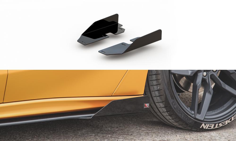 Image of Side Flaps Ford Focus ST / ST-Line MK4 - Gloss Black