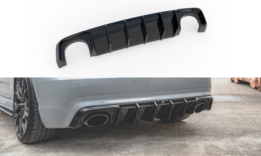 Image of Rear Valance Audi RS3 8V Sportback - Gloss Black