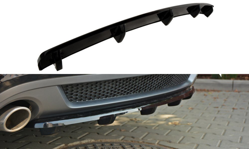 Image of Central Rear Splitter Audi A5 S-Line (With A Vertical Bar)-G