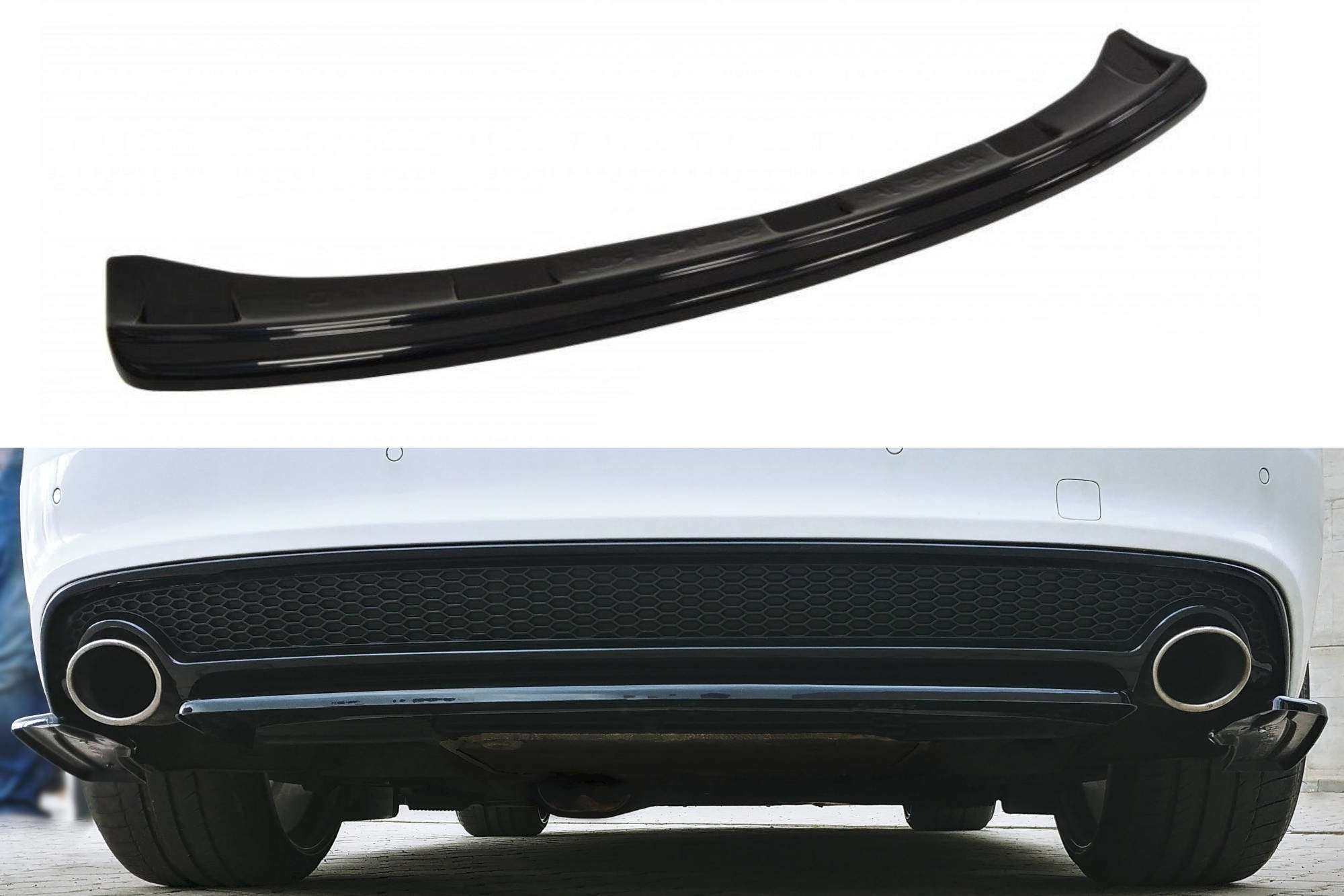 Image of Central Rear Splitter Audi A5 S-Line Facelift -GB