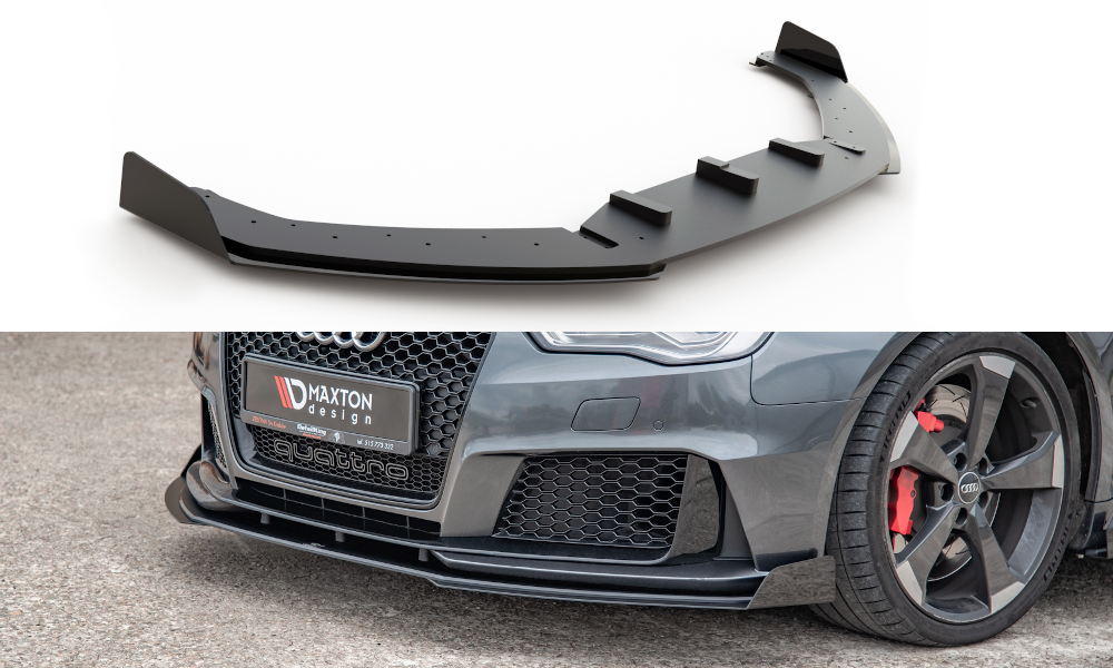 Image of Racing Durability Splitter + Flaps Audi RS3 8V Sportback-GB V1