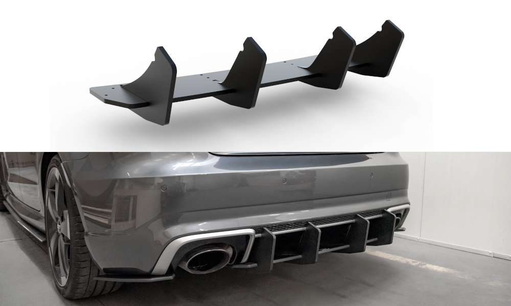 Image of Racing Durability Rear Diffuser V.2 Audi RS3 8V Sportback-Bl