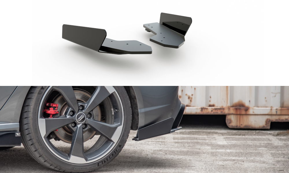 Image of Racing Durability Side Splitters+Flaps Audi RS3 8V Sportback V1