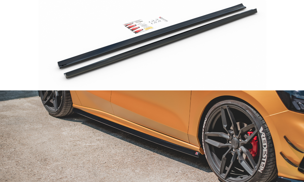 Image of Side Skirts Diffusers V.5 Ford Focus ST / ST-Line MK4-GB