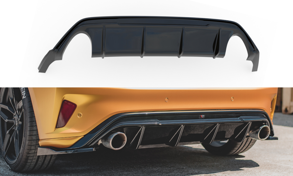 Image of Rear Valance V.3 Ford Focus ST MK4 - Textured