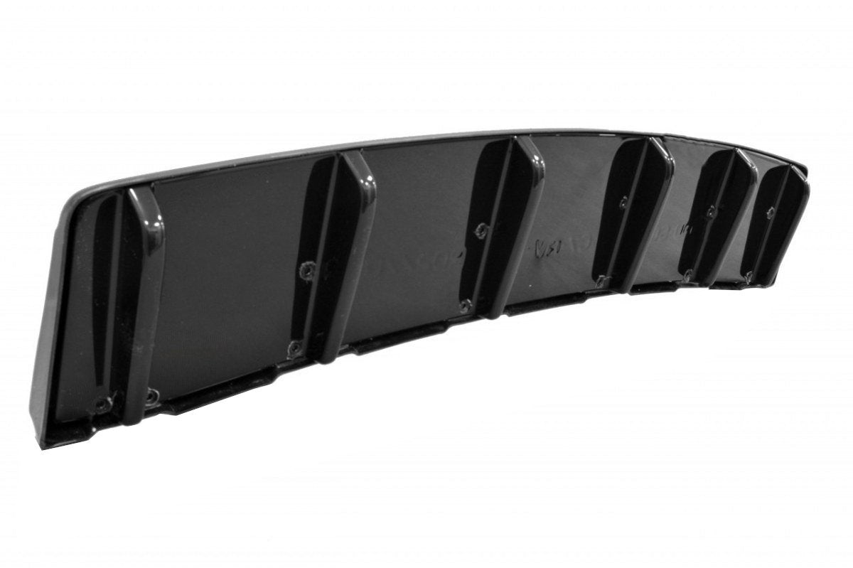Image of Central Rear Splitter Audi S6 C7 Avant (With Vertical Bars)- V2
