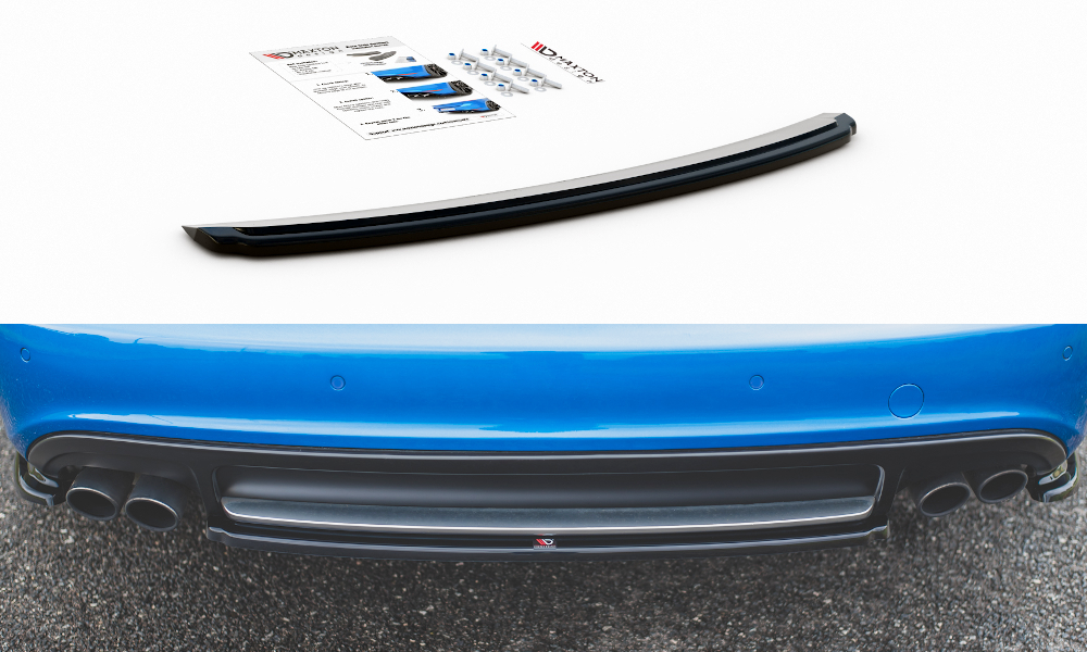 Image of Central Rear Splitter Audi S4 / A4 S-Line B8 Sedan-GB