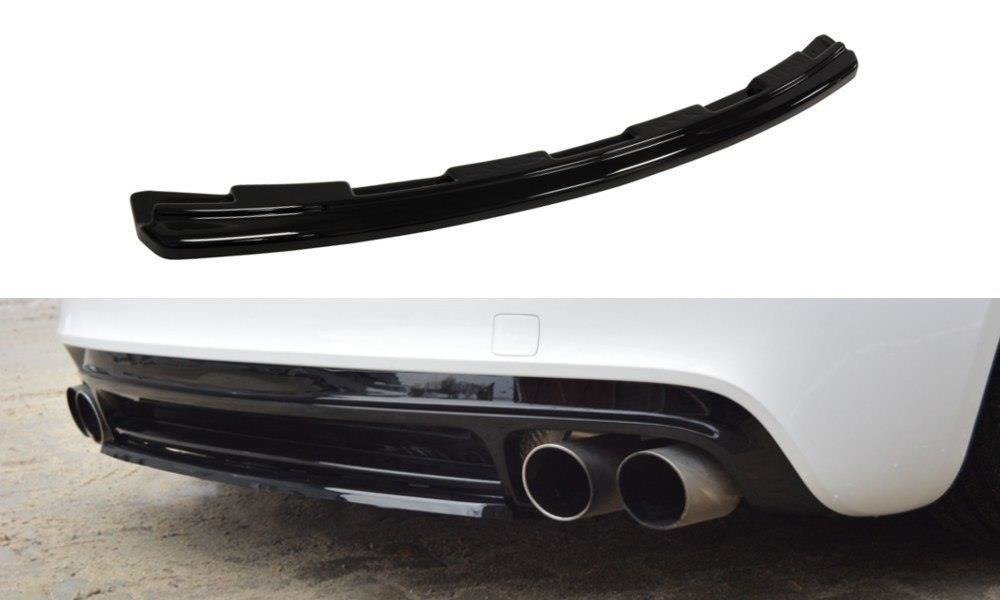 Image of Central Rear Splitter Audi TT S 8J (Without Vertical Bars)-G