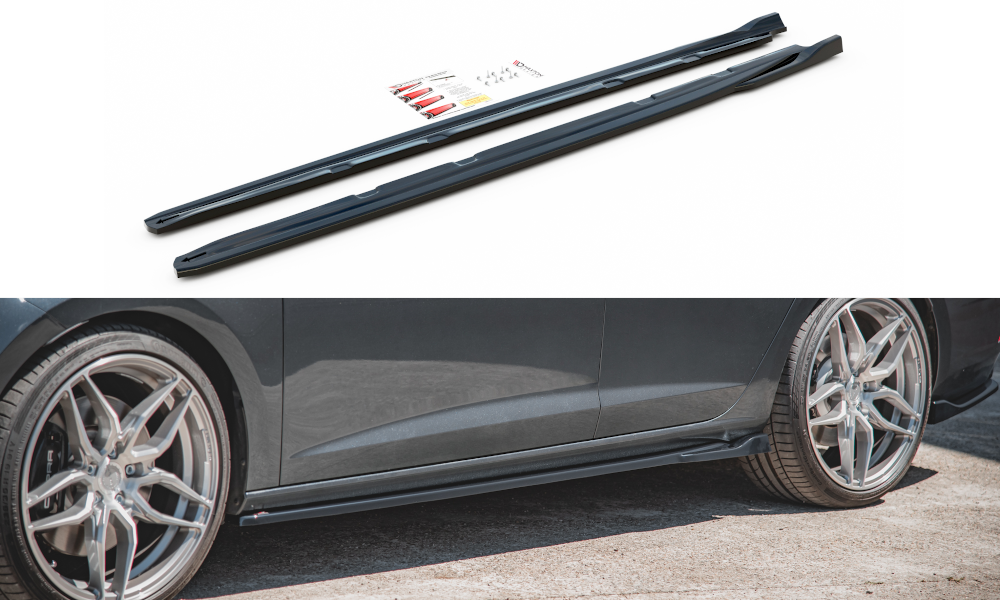 Image of Side Skirts Diffusers V.4 Seat Leon Cupra / Fr MK3 Fl-GB
