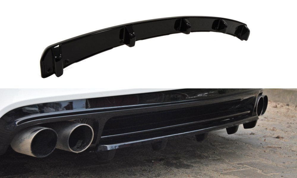 Image of Central Rear Splitter Audi TT S 8J (With A Vertical Bar)-GB