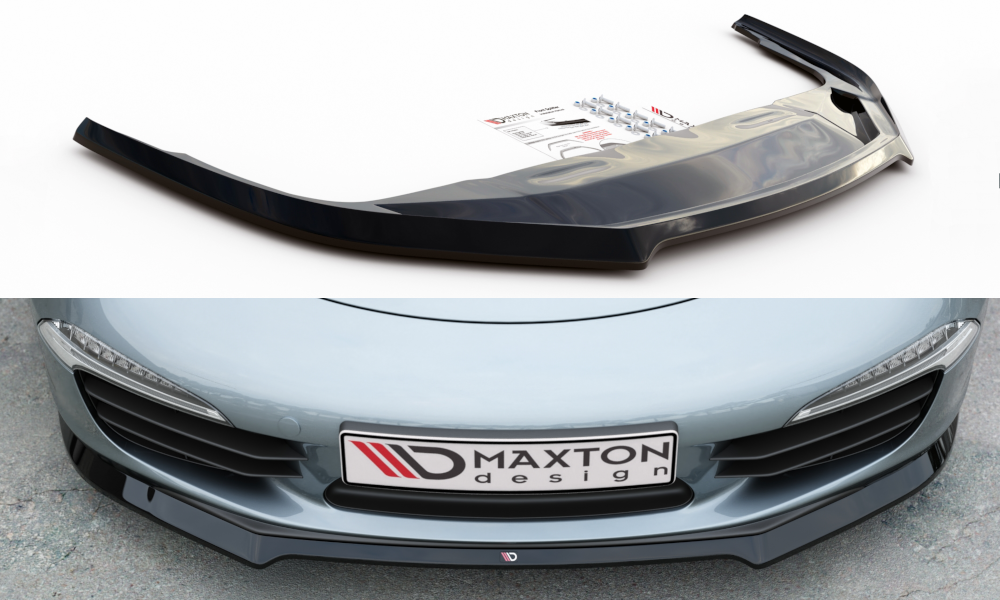 Image of Front Splitter V.1 Porsche 911 Carrera 991 - Gloss Black