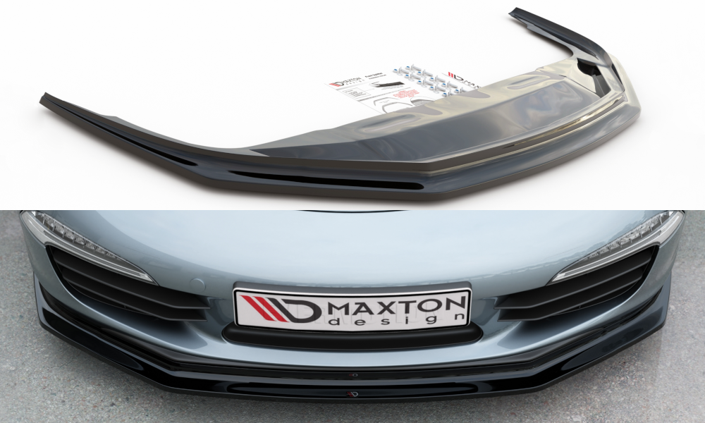 Image of Front Splitter V.2 Porsche 911 Carrera 991 - Gloss Black