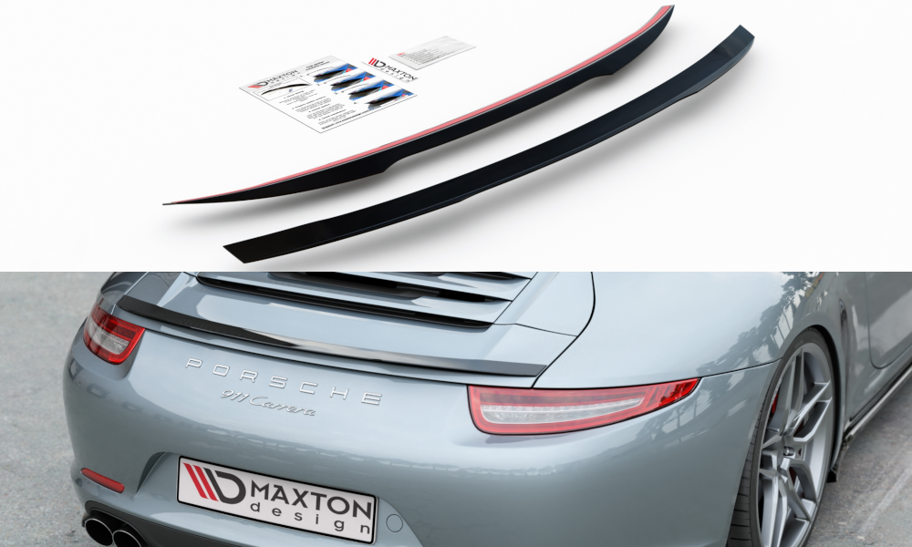 Image of Spoiler Cap Porsche 911 Carrera 991 - Textured