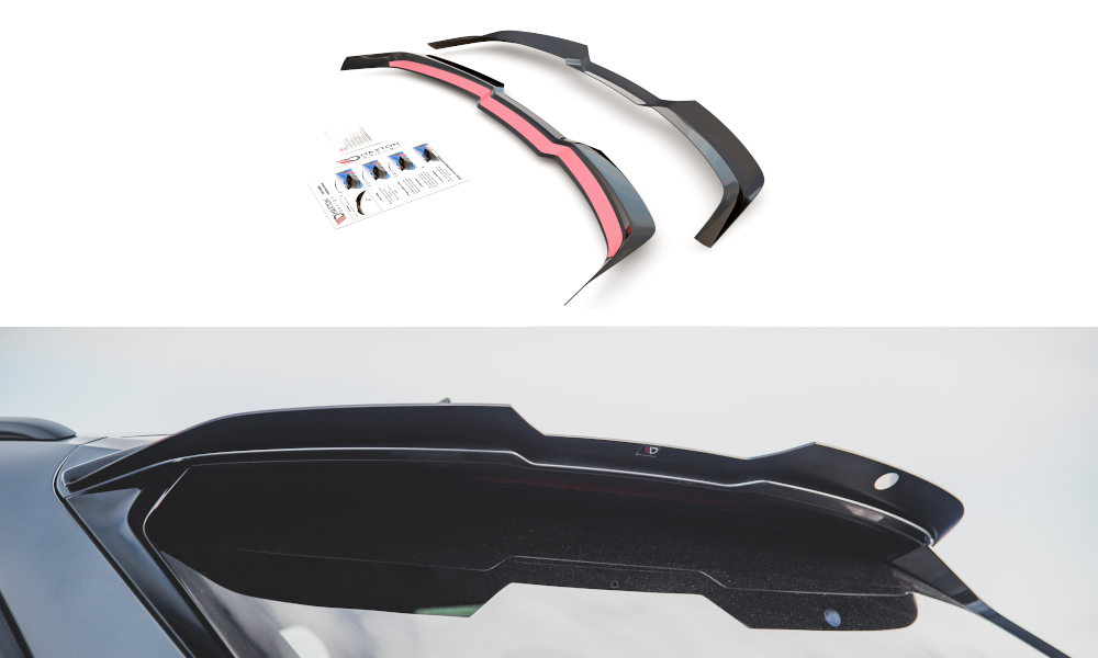 Image of Spoilerkap V.2 Audi RS6 C8 - Glanzend Zwart
