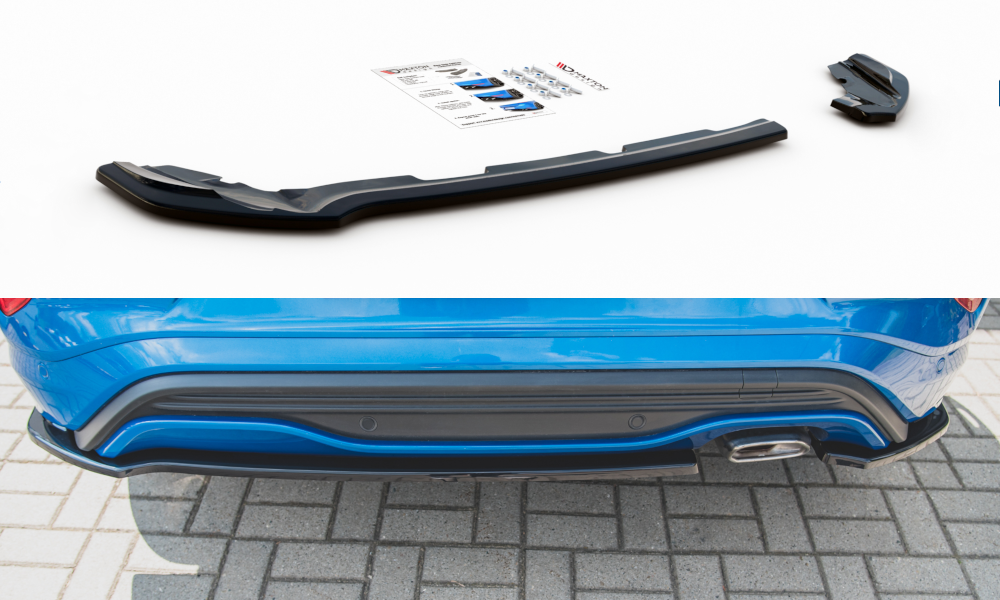 Image of Rear Side Splitters Ford Puma ST-Line - Gloss Black