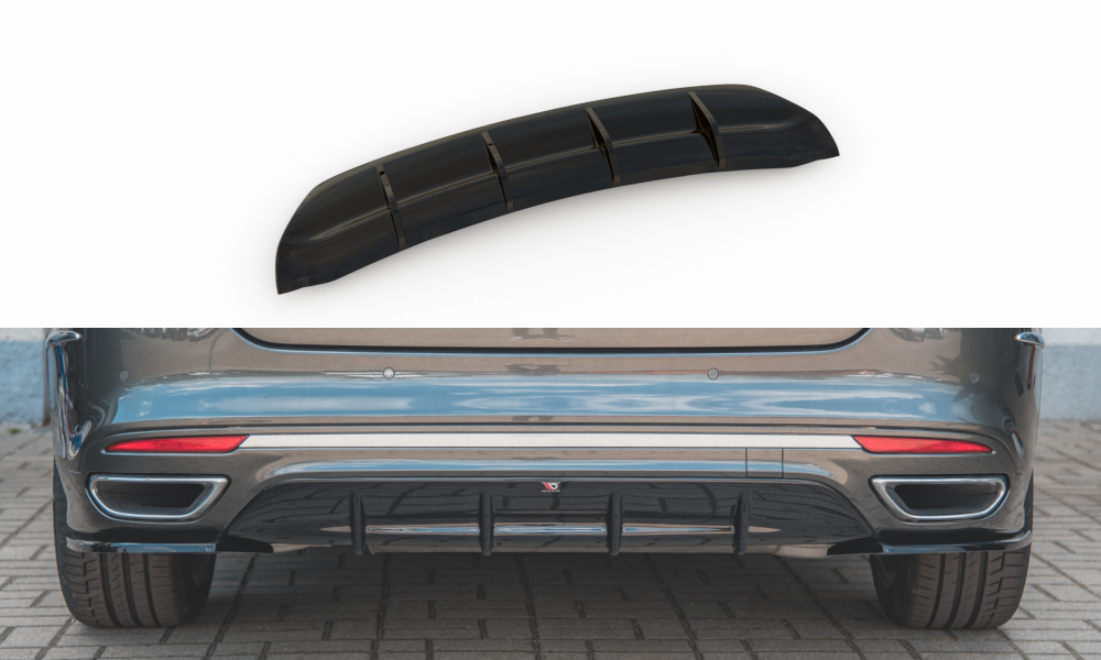 Image of Rear Valance Ford Mondeo Vignale MK5 Facelift - Gloss Black