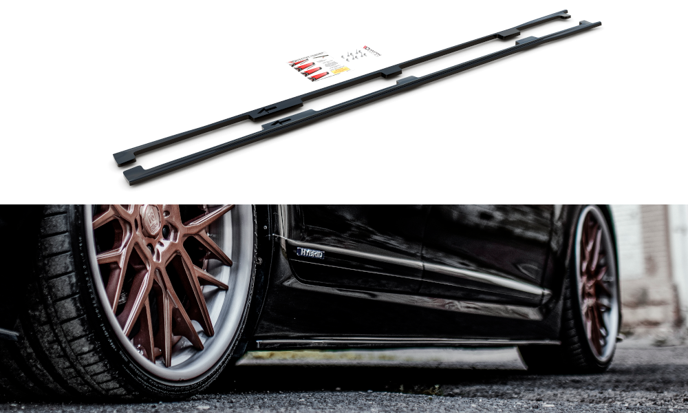 Image of Side Skirts Diffusers Lexus LS Long Wheelbase MK4 Facelift-G