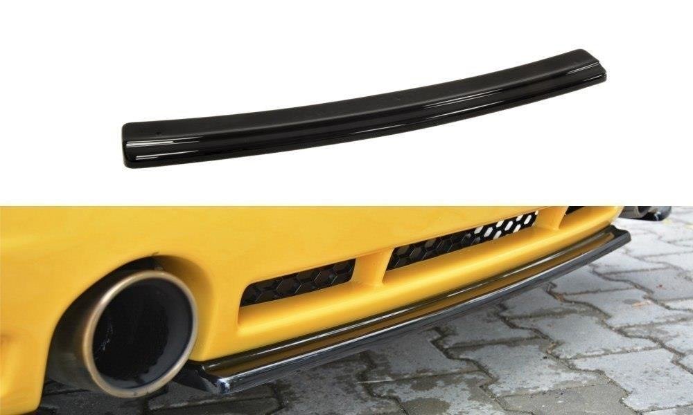 Image of Central Rear Splitter VW Golf Iv R32 - Gloss Black