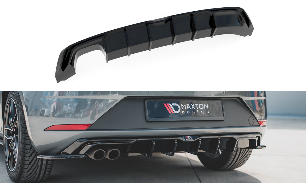 Image of Rear Valance Seat Leon MK3 Fr Facelift - Gloss Black
