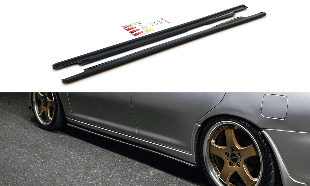 Image of Side Skirts Diffusers Mazda Xedos 6 - Gloss Black