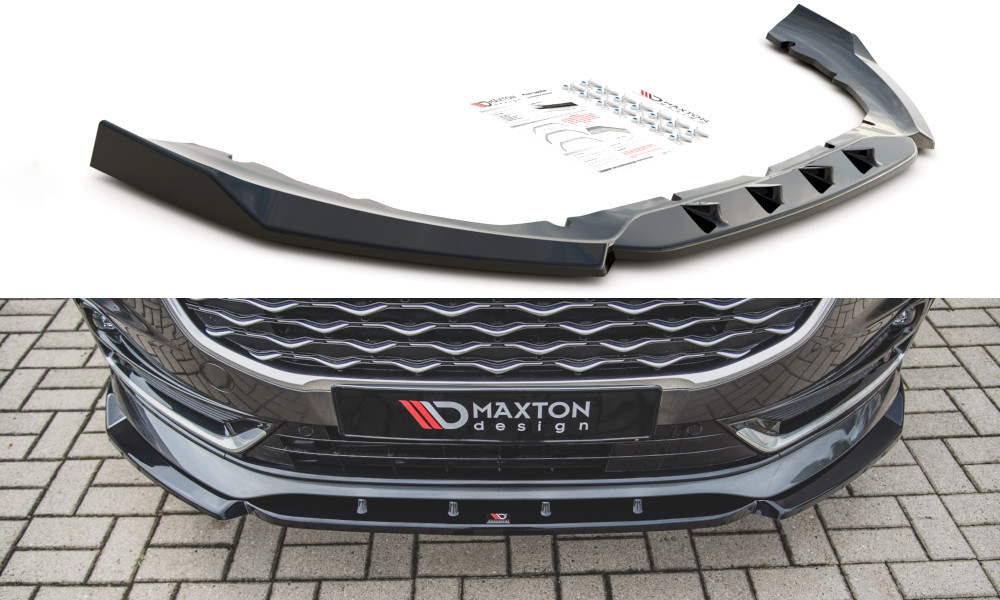 Image of Frontsplitter Ford S-Max MK2 Facelift - Glanzend zwart