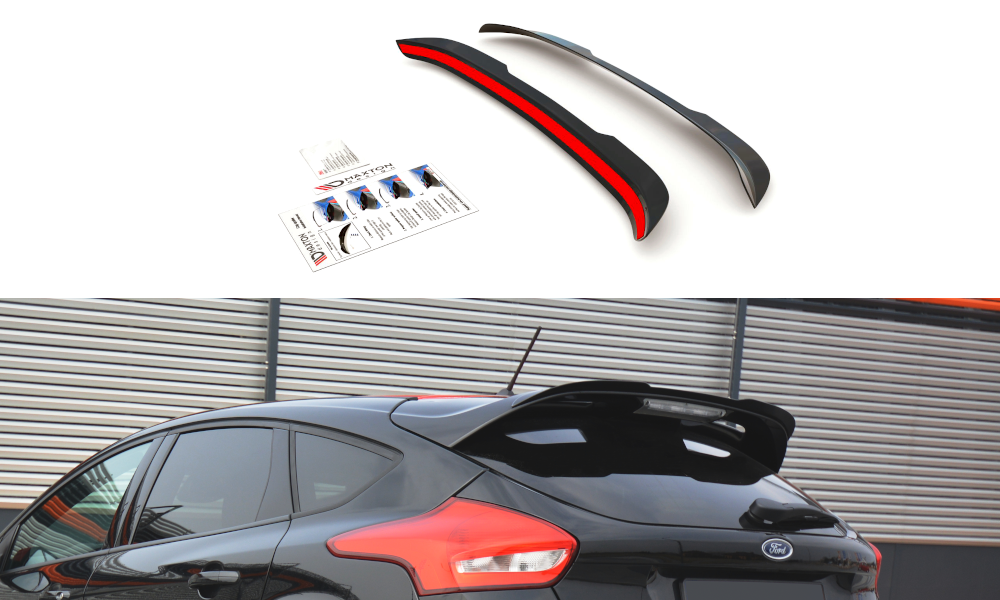 Image of Spoiler Cap Ford Focus ST-Line MK3 FL - Textured