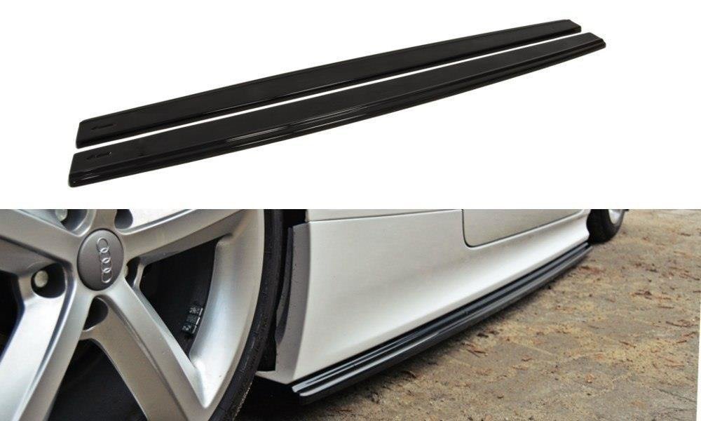 Image of Side Skirts Diffusers Audi TT RS 8J - Gloss Black