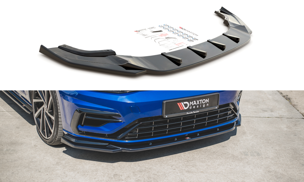 Image of Front Splitter V.9 VW Golf 7 R / R-Line Facelift-GB