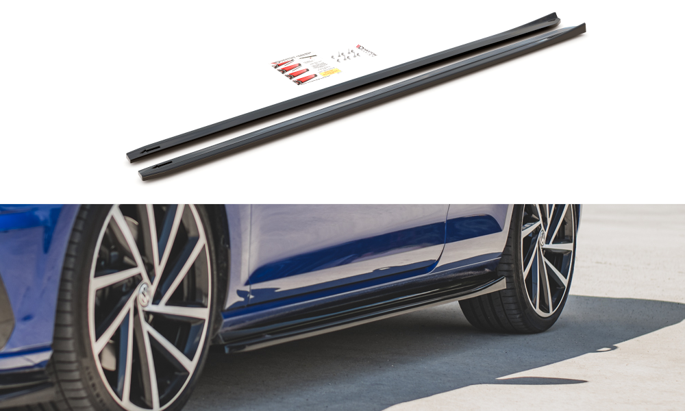 Image of Side Skirts Diffusers V.4 VW Golf 7 R / R-Line Facelift-GB