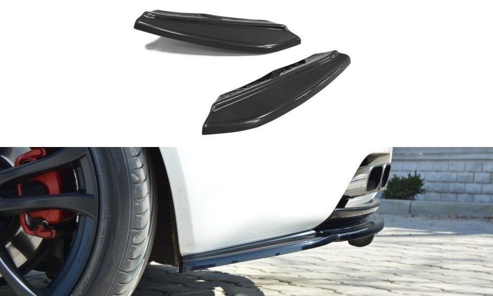 Image of Rear Side Splitters Alfa Romeo Brera - Gloss Black