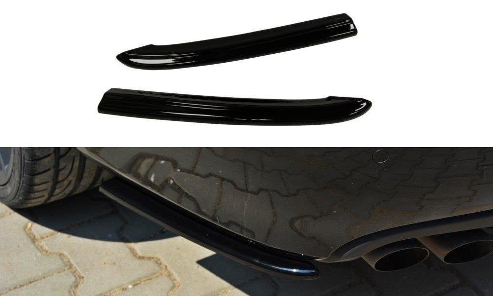 Image of Rear Side Splitters Audi A4 B8 - Gloss Black