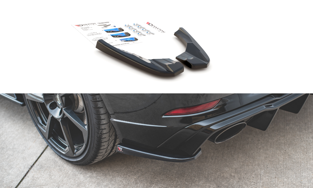 Image of Rear Side Splitters V.2 Audi RS3 8V Sportback Facelift-GB