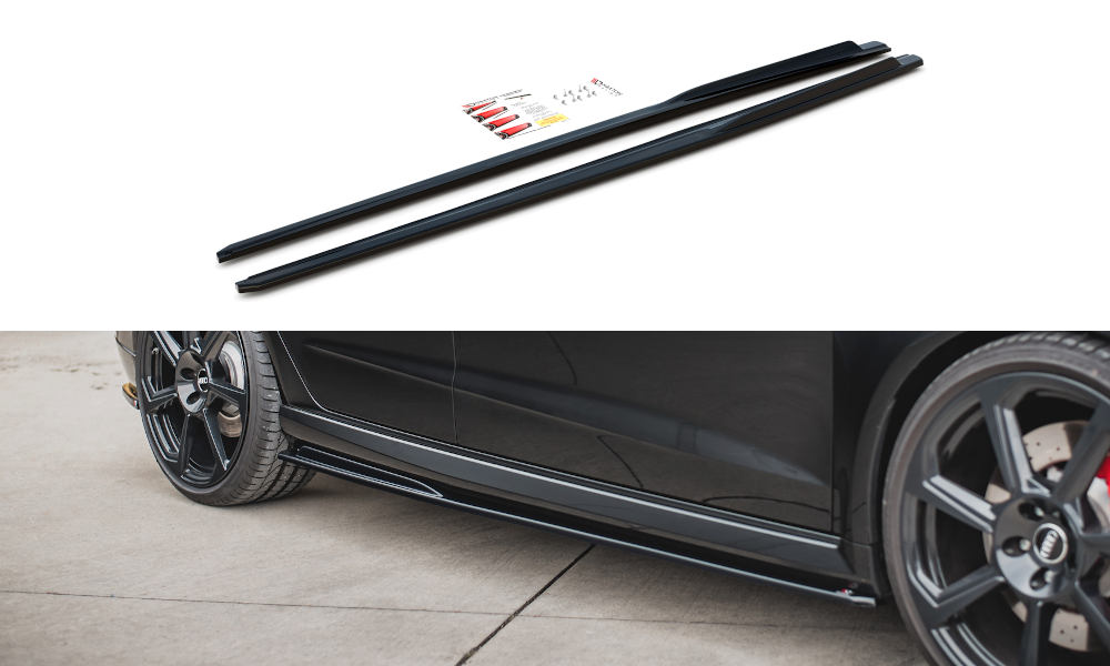 Image of Side Skirts Diffusers V.2 Audi RS3 8V Sportback Facelift-GB