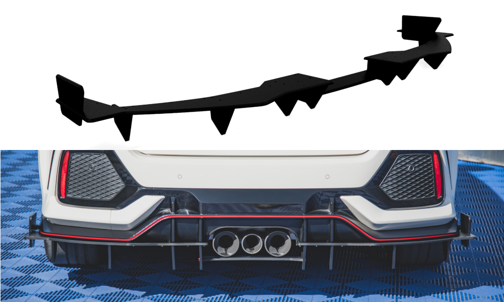 Image of Racing Durability Achterklep Honda Civic X Type R-Red Line