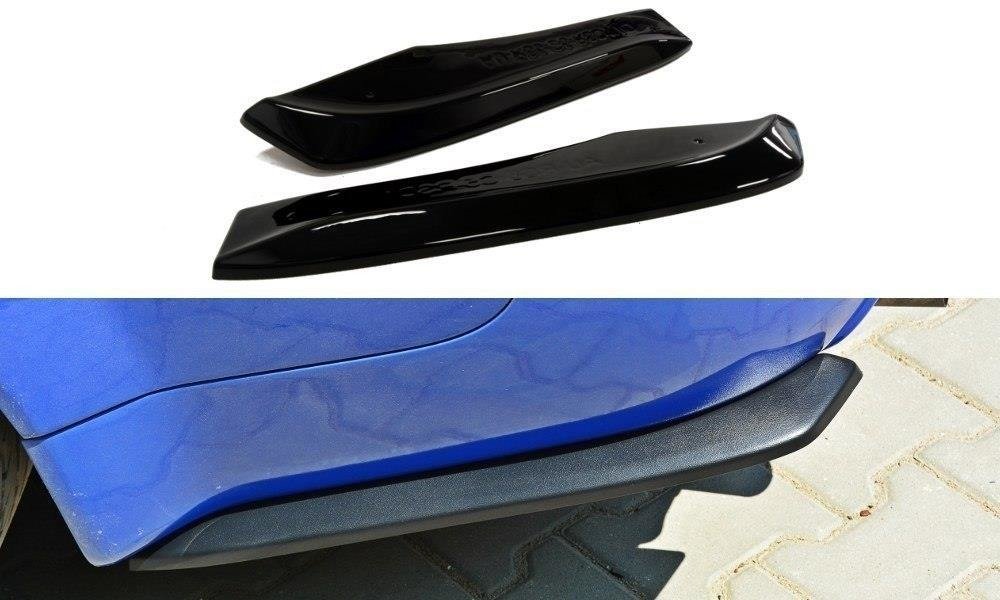 Image of Rear Side Splitters Audi RS6 C5 Avant - Gloss Black