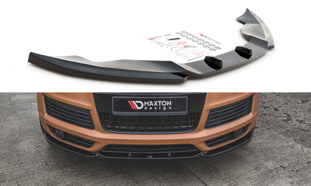 Image of Front Splitter Audi Q7 S-Line MK.1 - Gloss Black