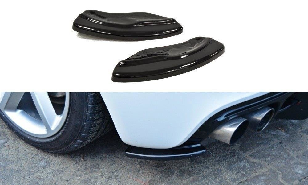Image of Rear Side Splitters Audi TT S 8J - Gloss Black