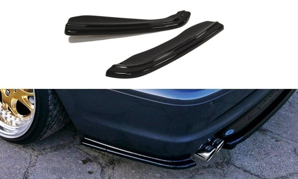 Image of Achterzijsplitters BMW 3 E46 Mpack Coupé - Glanzend Zwart