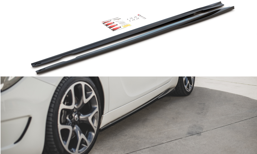 Image of Side Skirts Diffusers Opel Insignia MK. 1 OPC Facelift-GB