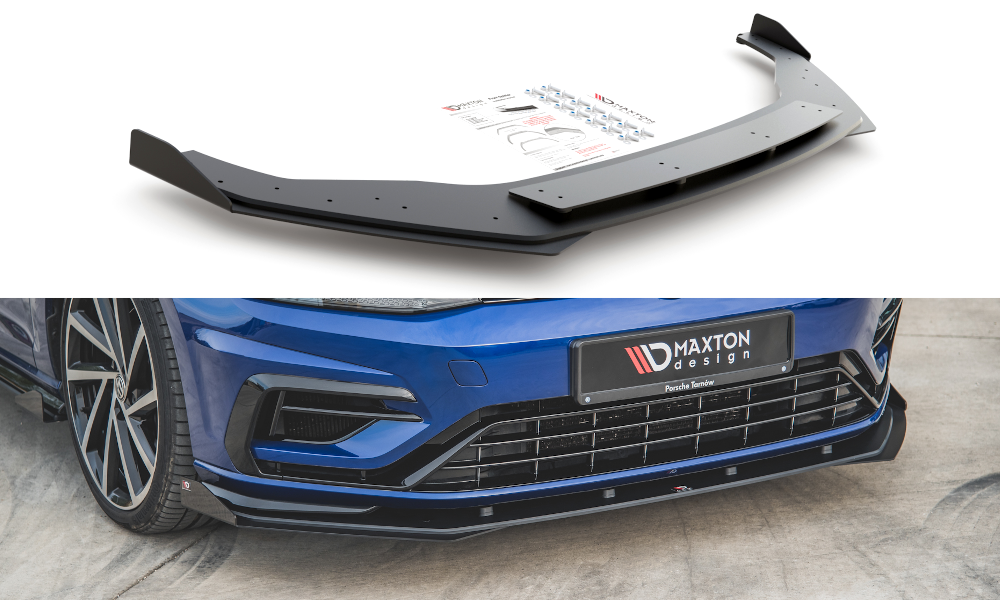 Image of Racing Durability Splitter+Flaps VW Golf 7 R/R-Line Facelift V2