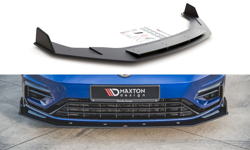 Image of Splitter V.2 VW Golf 7 R/R-Line Facelift-Red Line