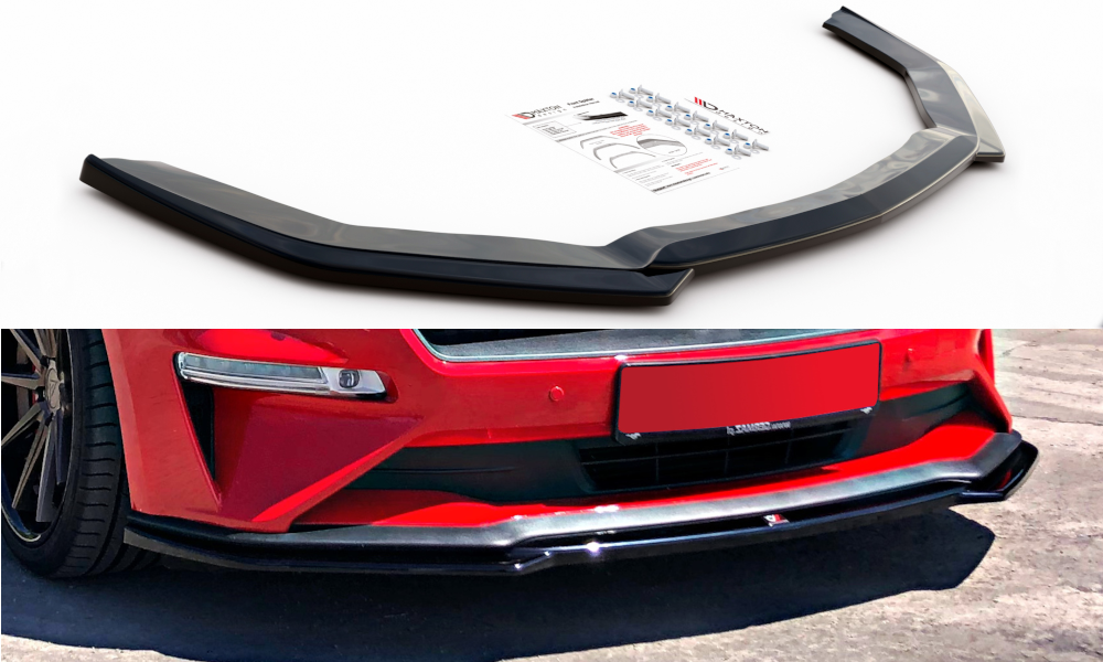 Image of Front Splitter Ford Mustang MK. 6 Facelift - Gloss Black