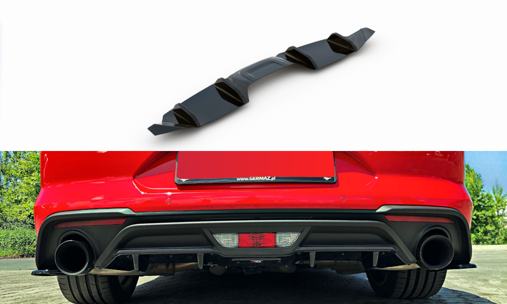 Image of Rear Valance Ford Mustang MK. 6 Facelift - Gloss Black