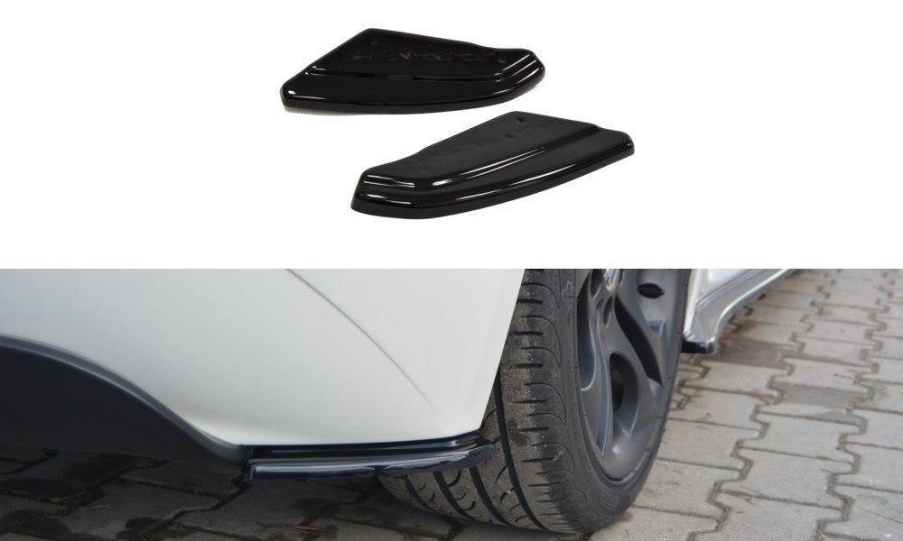 Image of Rear Side Splitters BMW Z4 E85 / E86 (Preface) - Gloss Black