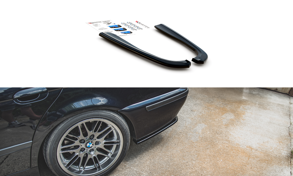 Image of Rear Side Splitters BMW M5 E39 - Gloss Black