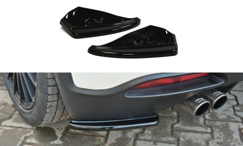Image of Rear Side Splitters Fiat Grande Punto Abarth - Gloss Black