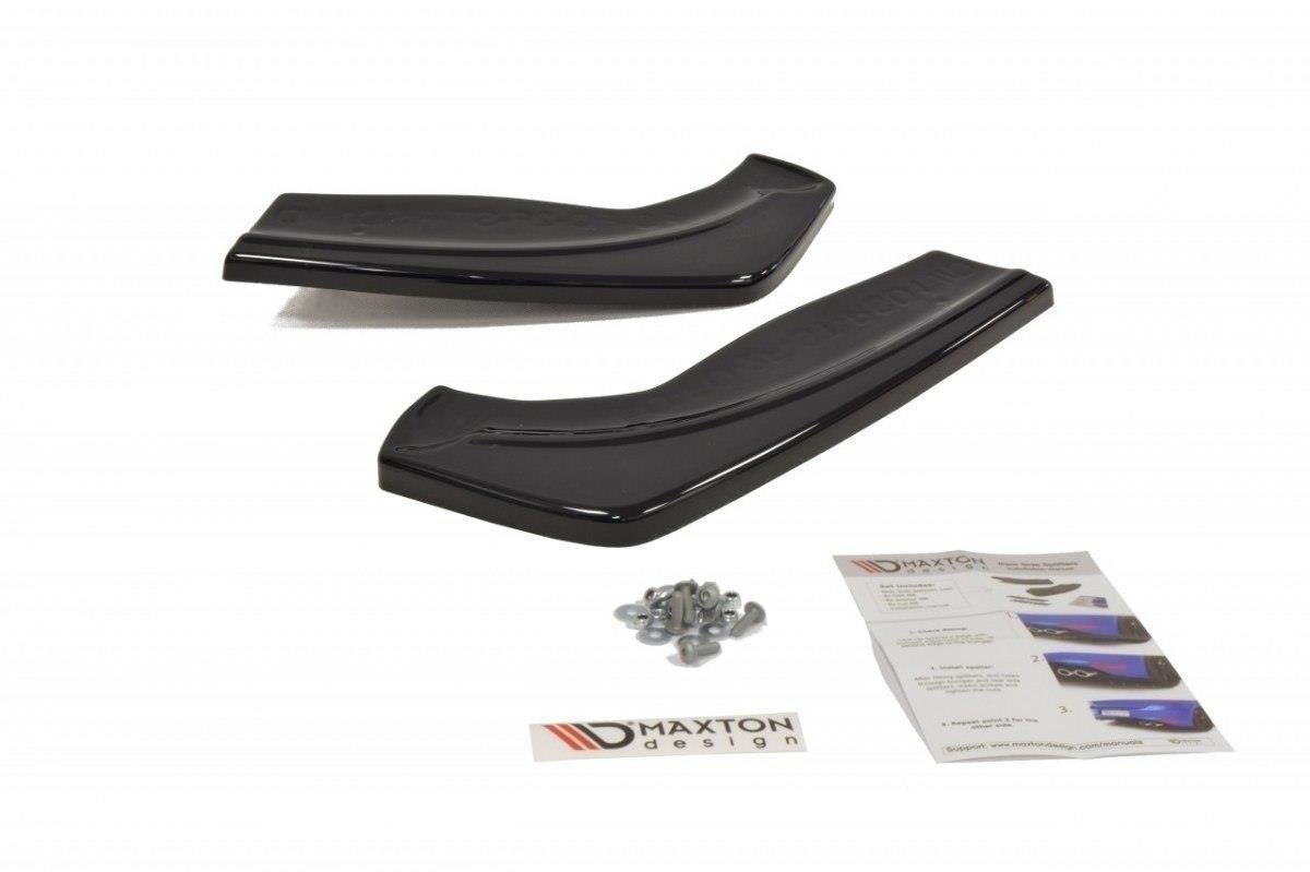 Image of Rear Side Splitters V.1 Ford Focus ST MK2 FL - Gloss Black